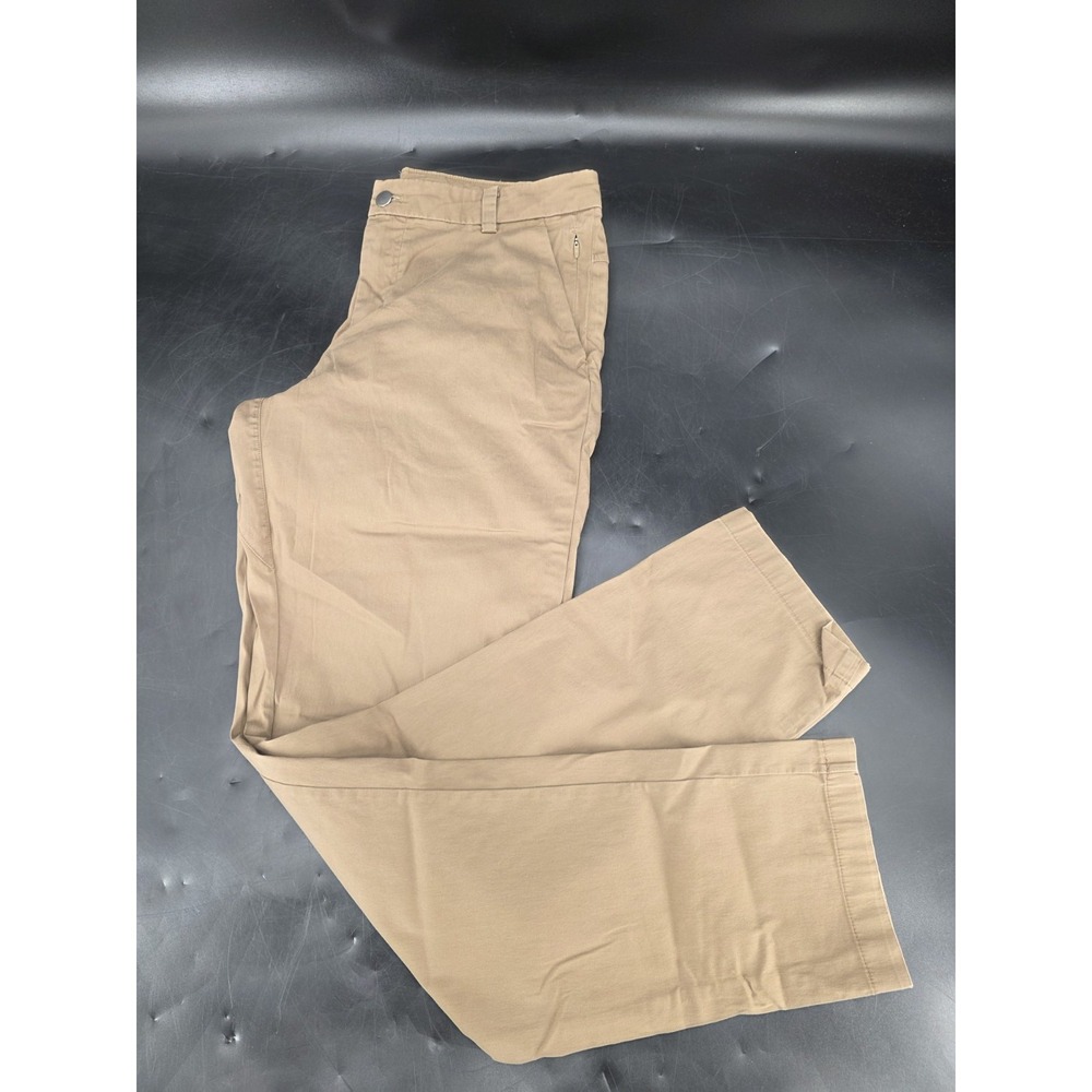 X2 Lululemon ABC Slim & Commission Classic Pants Men's Sz 32 Olive Green/ Khaki - Picture 12 of 16